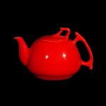 قوری چینی رنگی