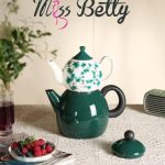 ست کتری قوری لعابی