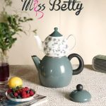 ست کتری قوری لعابی