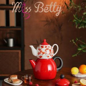 ست کتری قوری لعابی