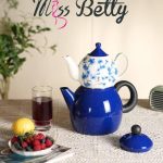 ست کتری قوری لعابی