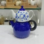 ست کتری قوری لعابی