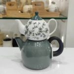 ست کتری قوری لعابی