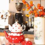 ست کتری قوری لعابی