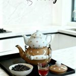 ست کتری قوری لعابی