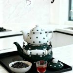 ست کتری قوری لعابی