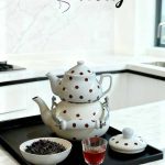 ست کتری قوری لعابی