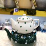 ست کتری قوری لعابی