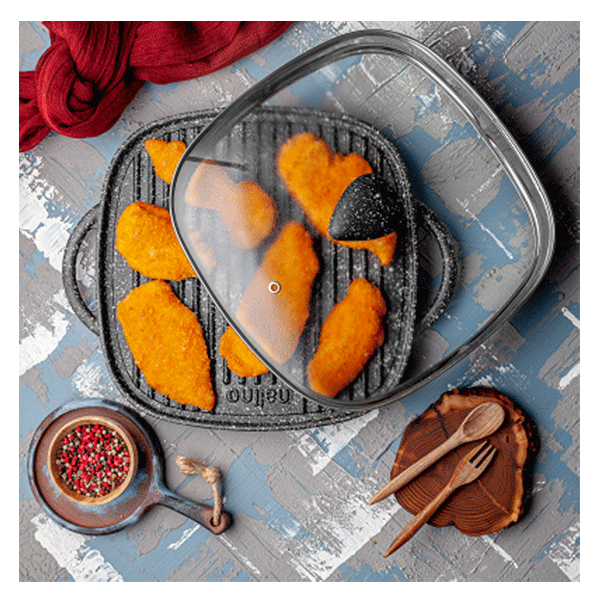 تابه گریل مربع چدن