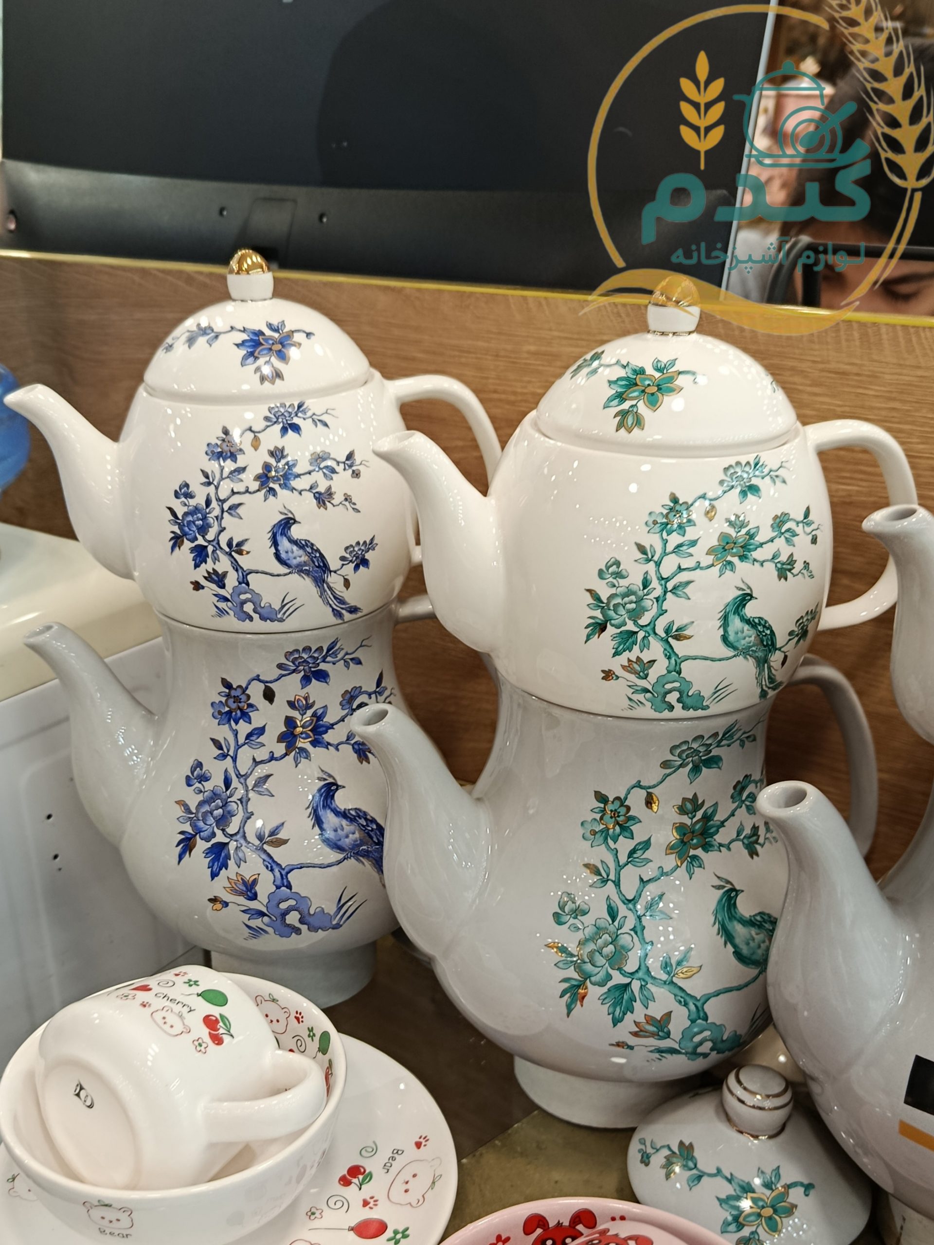 کتری و قوری چینی