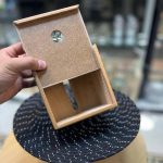 جعبه دستمال کاغذی چوبی مربع